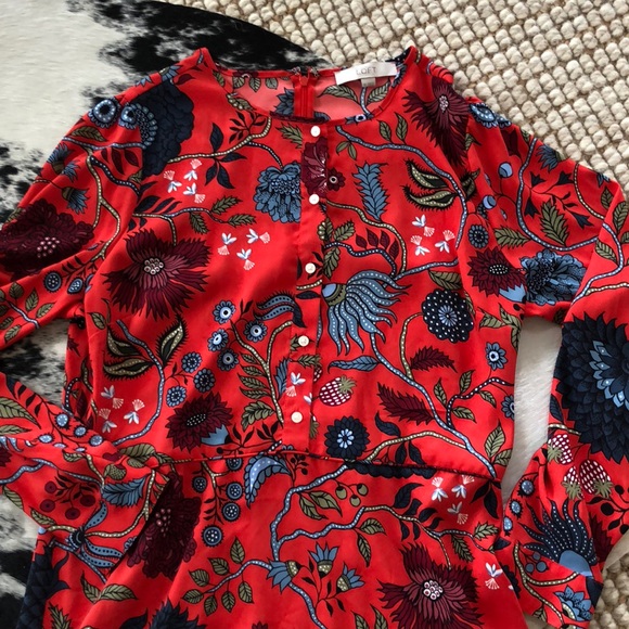 loft floral dress - Picture 3 of 3